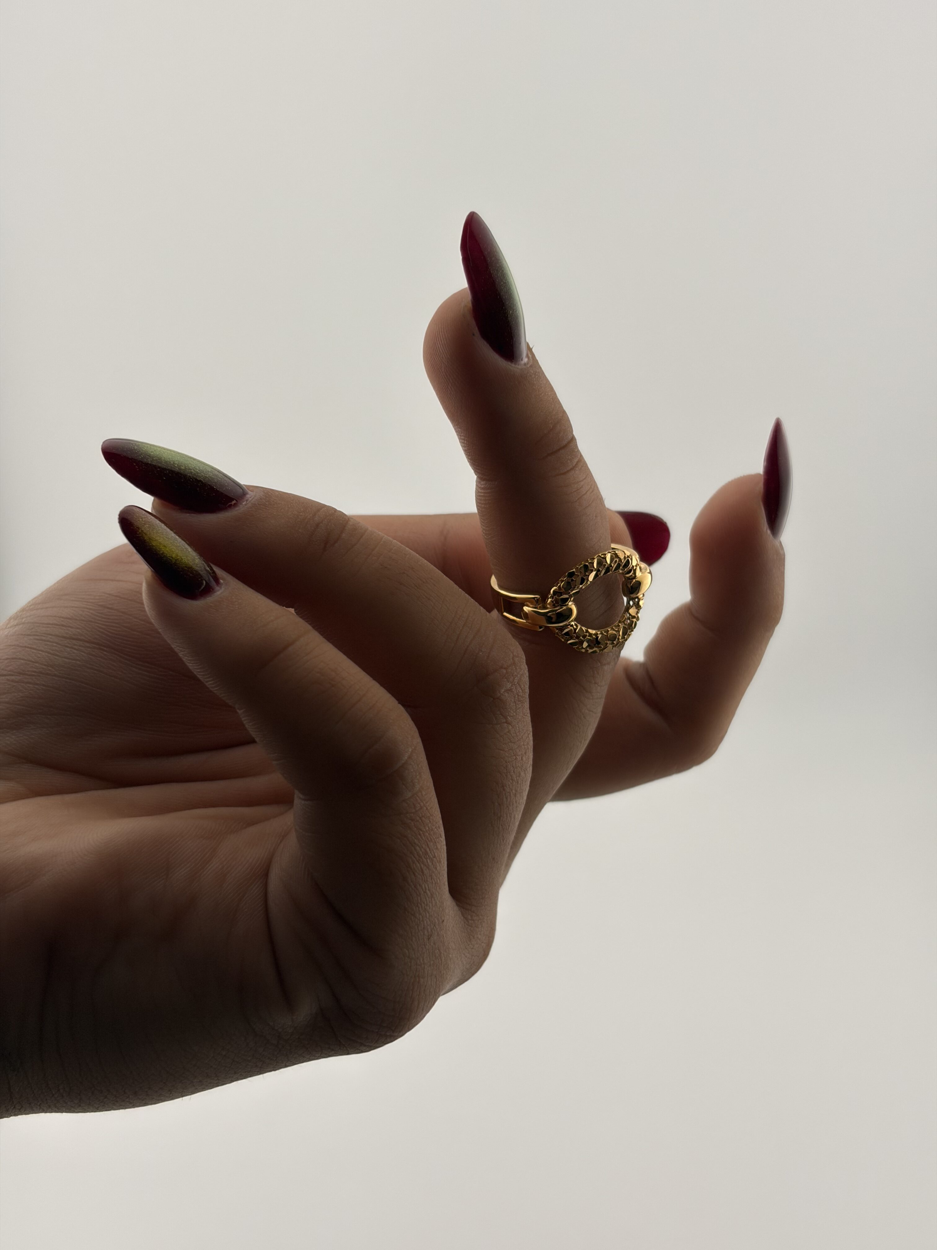 انگشتر دایره پولکی
